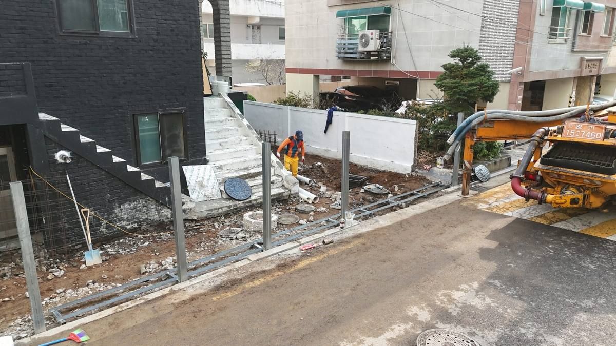 토목 · 타설 현장 사진